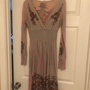 BEAUTIFUL Butterfly Dropout Vintage dress